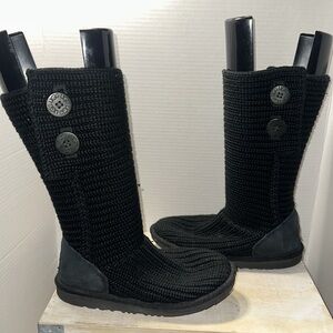 UGG Cardy II Black 1017328K Kid's / Youth Winter Boot